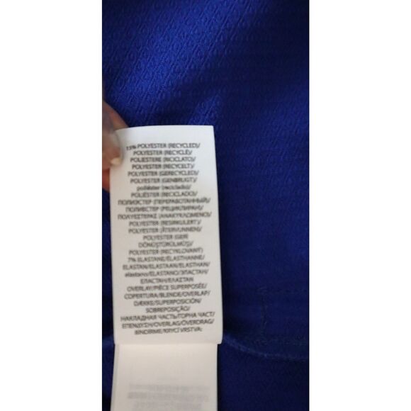 RLX Ralph Lauren Women's Sz M Blue/Pink Terry Sleeveless Full-Zip Vest - Picture 6 of 13